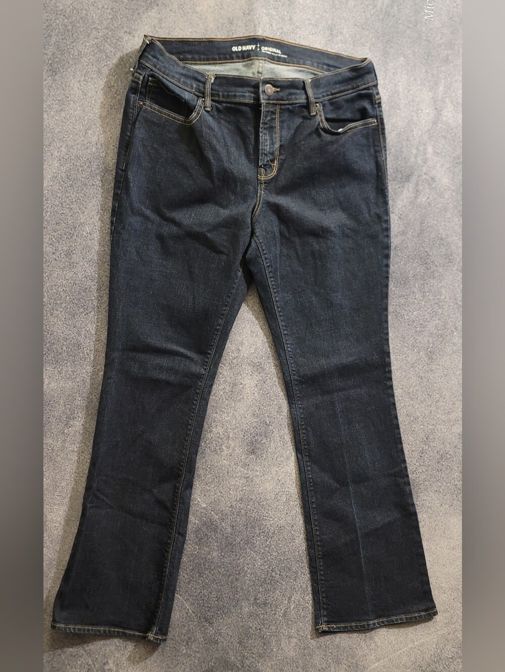 OLD NAVY Diva Bootcut Dark Wash Denim Blue Jeans Women's Size 10 Short
